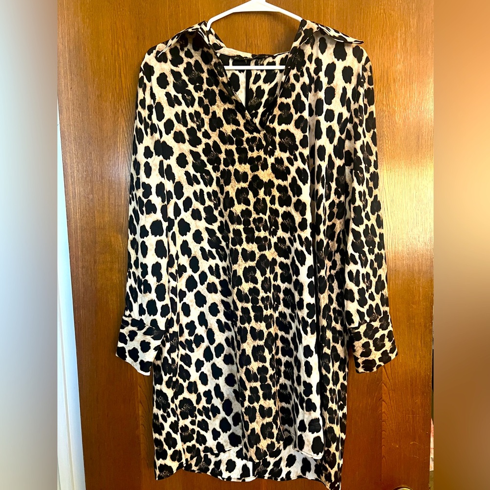Leopard print minidress